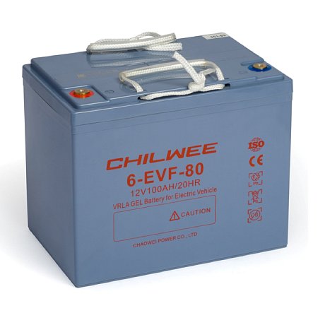 Тяговый гелевый аккумулятор CHILWEE 6-EVF-80 для поломоечной машины Fiorentini DELUXE 43 картинка